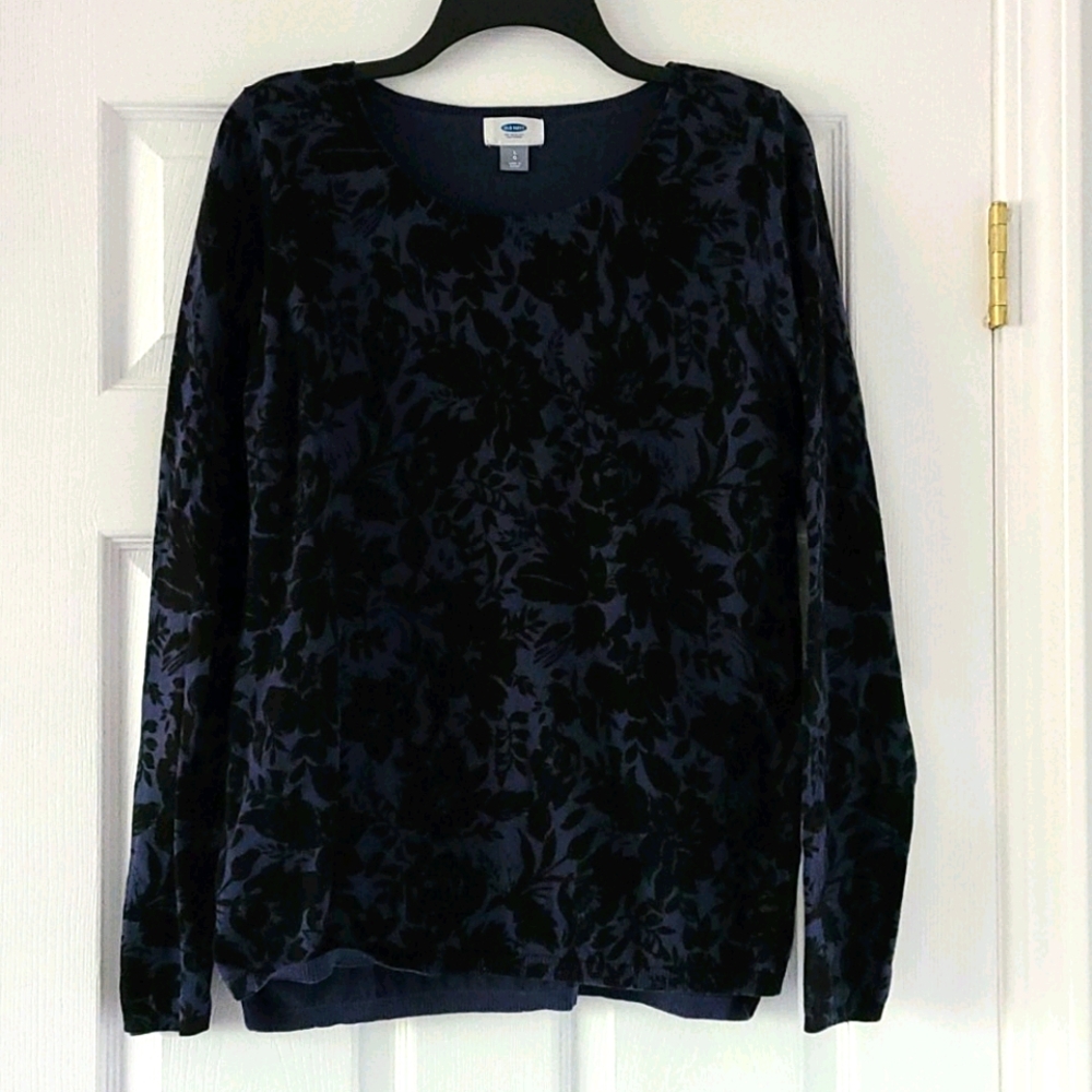 Old Navy Floral Print Sweater